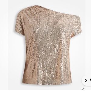 Torrid Shimmering Sequin One-Shoulder Blouse